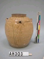 藏品(黃綠釉四繫罐)的圖片